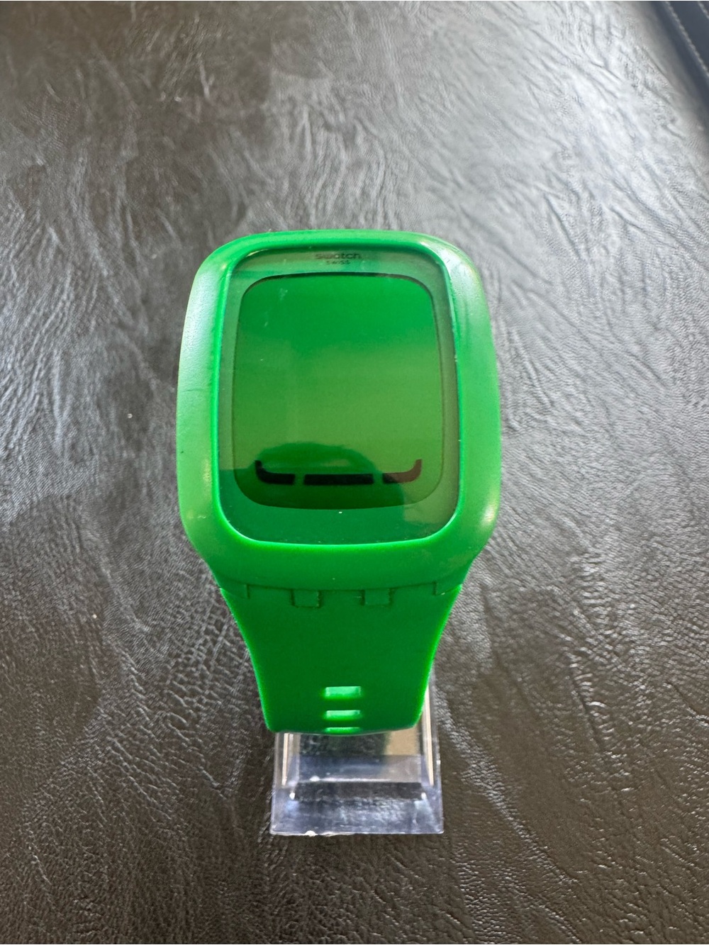 Swatch Touch Bright Green Digital Silicone Watch